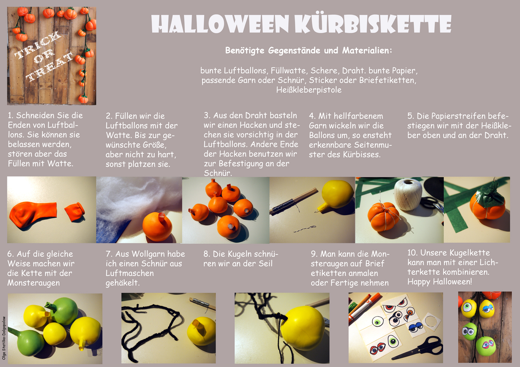 Kürbiskette_aus_luftballons_basteln