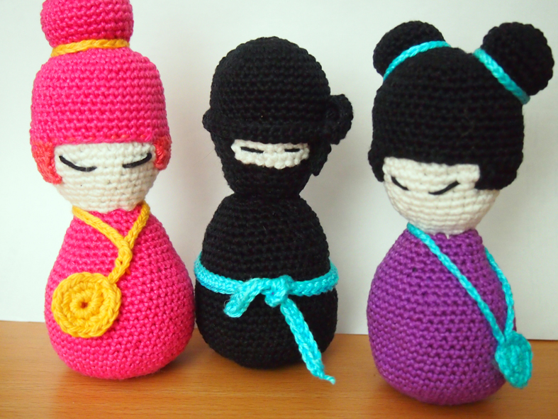 kokeshi gehäckelt
